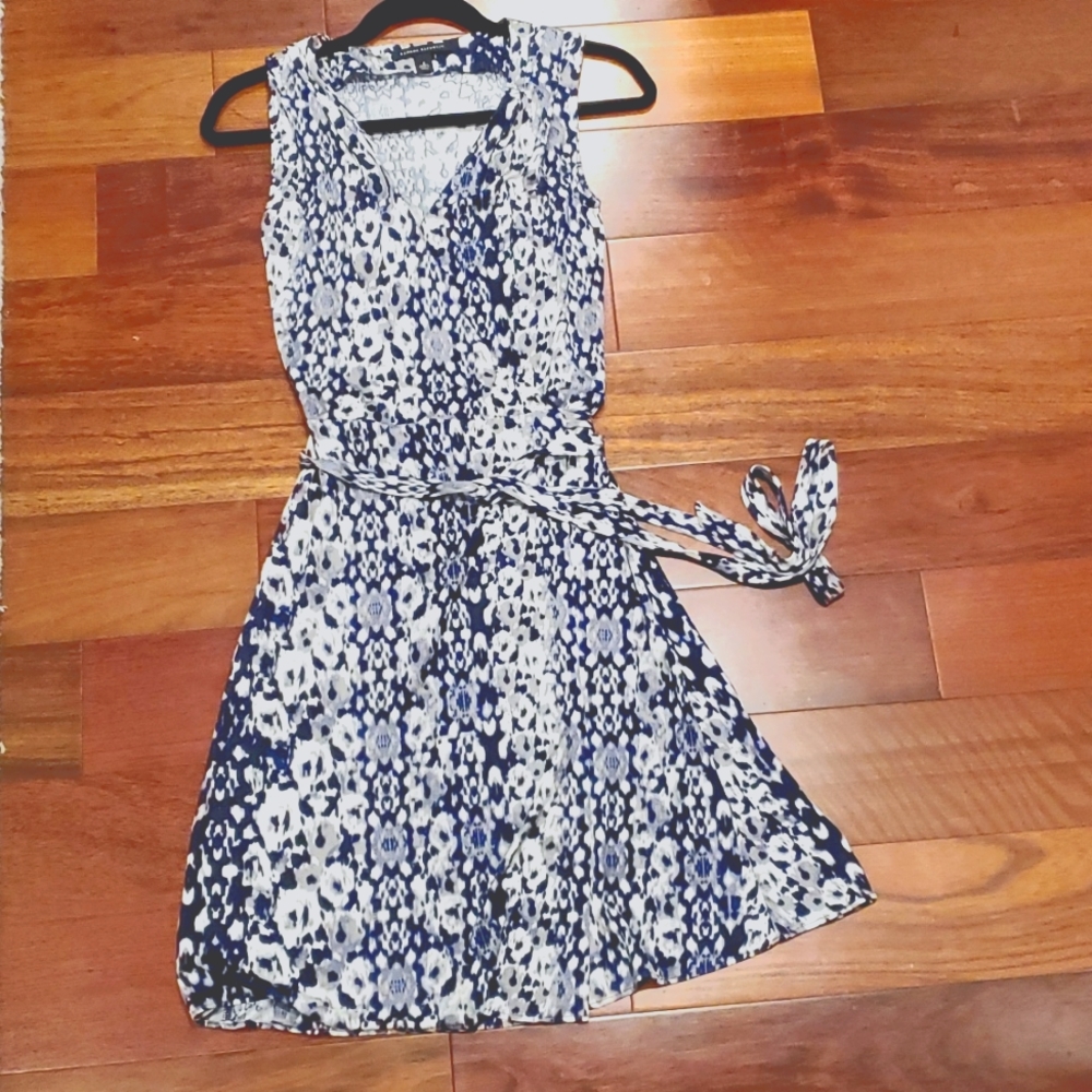 Banana republic silk wrap dress